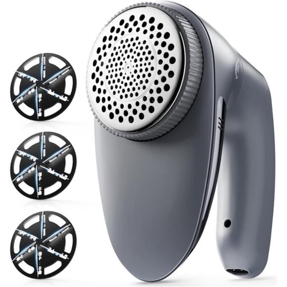 Fabric Shaver, Rechargeable Lint Remover Defuzzer Sweater Shaver, Fuzz Remover - Picture 1 of 6